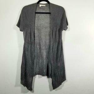 Eileen Fisher Organic Linen Open Front Cardigan